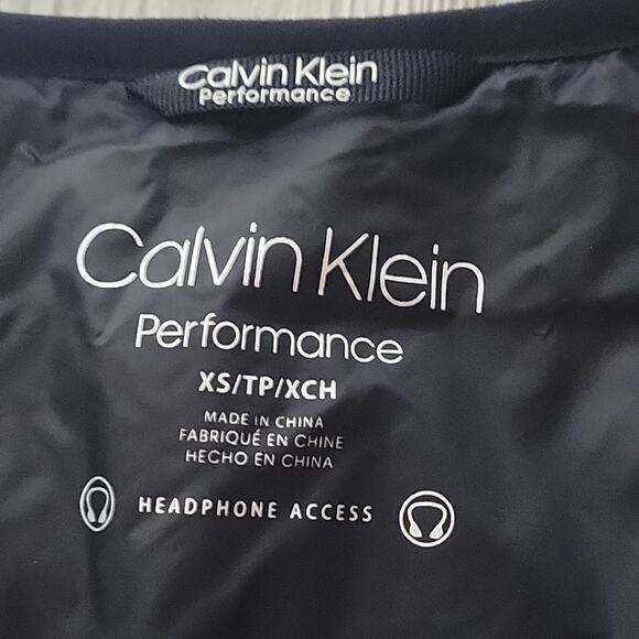 Calvin Klein Performance Colorblock Quilted Full Zip Jacket Womens XS NEW - Picture 7 of 13